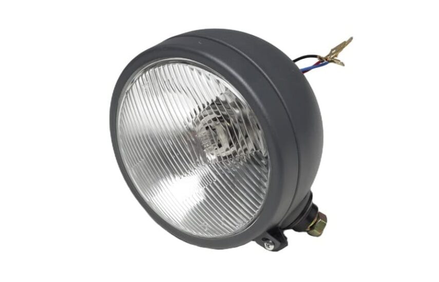 Фара Т-150 передняя круглая (железный корпус, с галогенкой 12V 100/90W)
